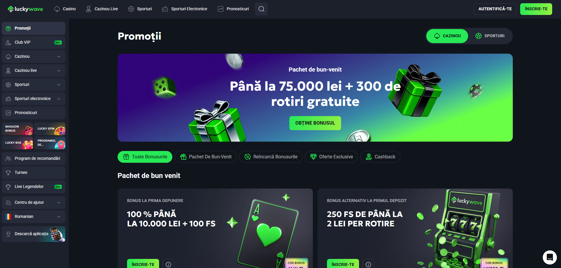 LuckyWave Casino